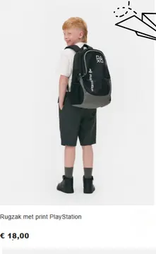 Aanbieding: Rugzak met print PlayStation