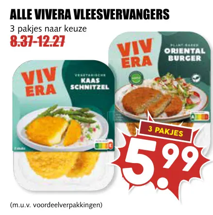 Aanbieding: Vivera Vleesvervangers