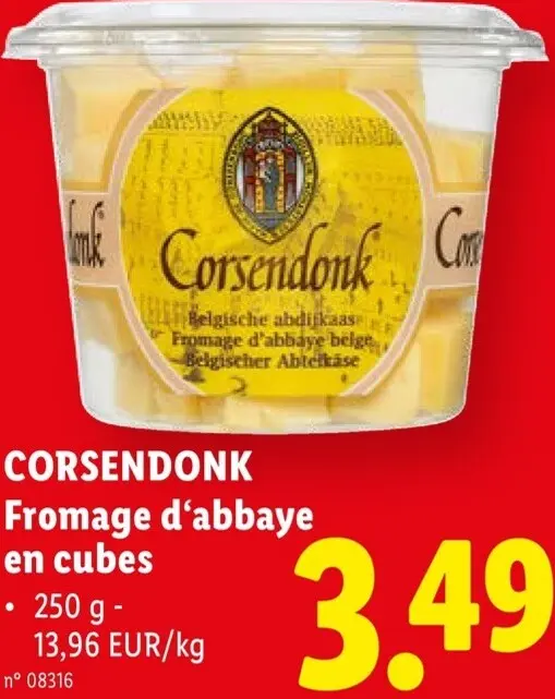 Offre: Corsendonk Fromage d'abbaye en cubes