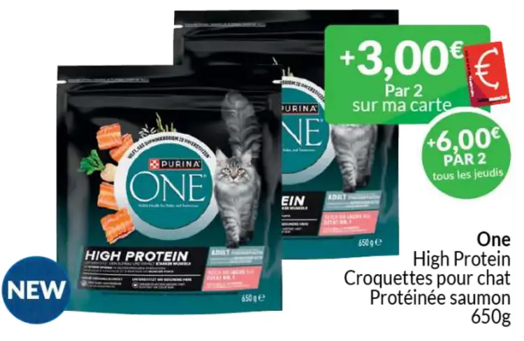 Offre: Croquettes pour chat Protéinée saumon