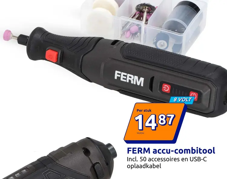 Promotie: FERM accu-combitool