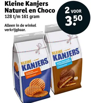 Aanbieding: Kleine Kanjers Naturel en Choco