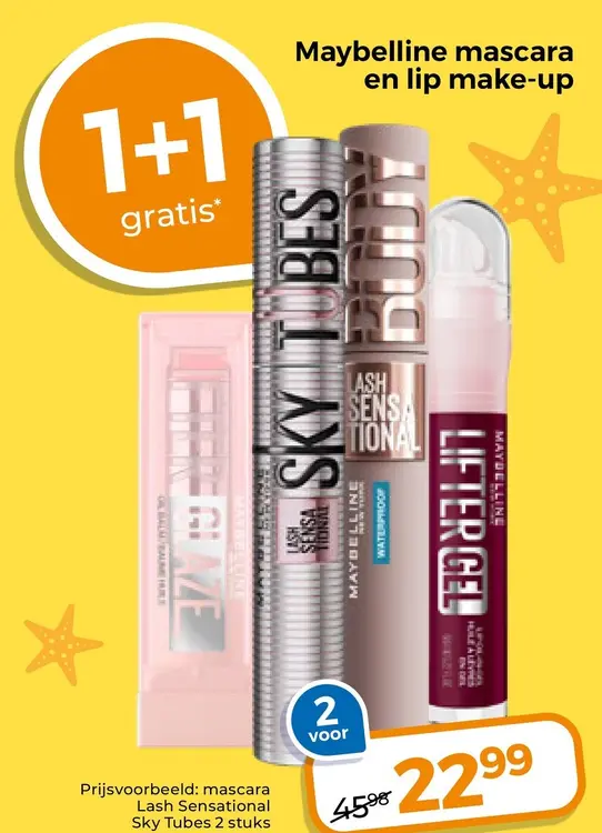 Aanbieding: mascara Lash Sensational Sky Tubes