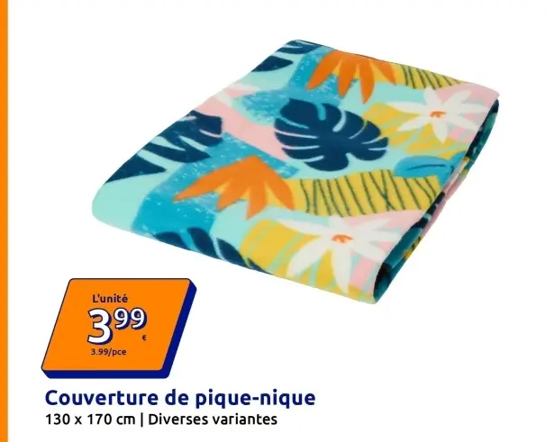 Offre: Couverture de pique-nique