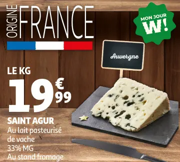 Offre: Saint agur