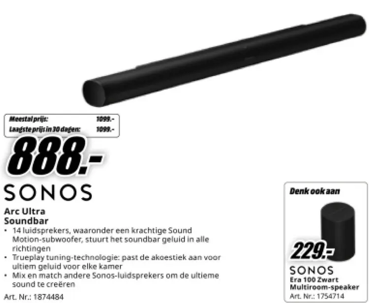 Aanbieding: Arc Ultra Soundbar