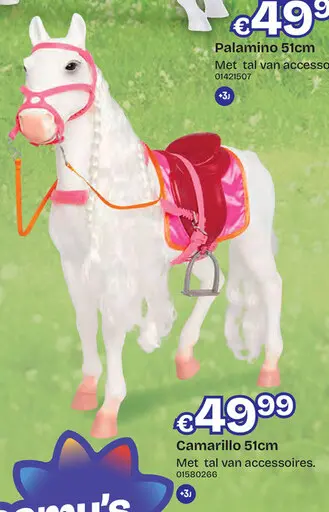 Aanbieding: Camarillo paard wit 51cm