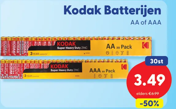 Aanbieding: Batterijen