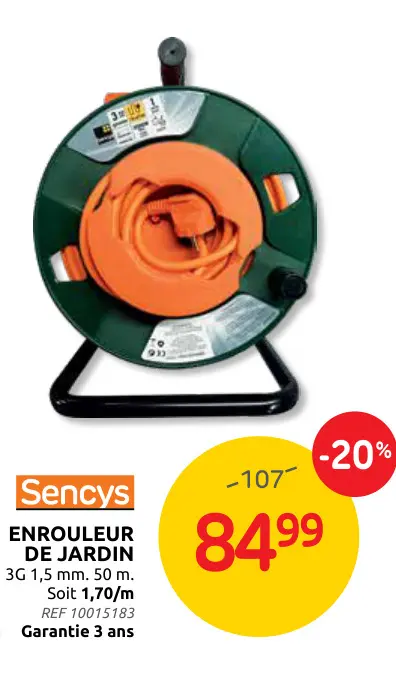 Offre: Enrouleur de jardin