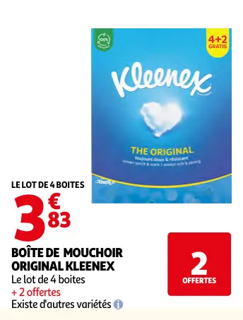 Promotie: Boîte de mouchoir original