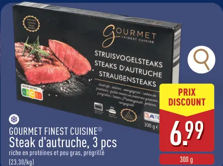 Offre: Steak d'autruche