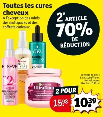 Offre: Toutes les cures cheveux