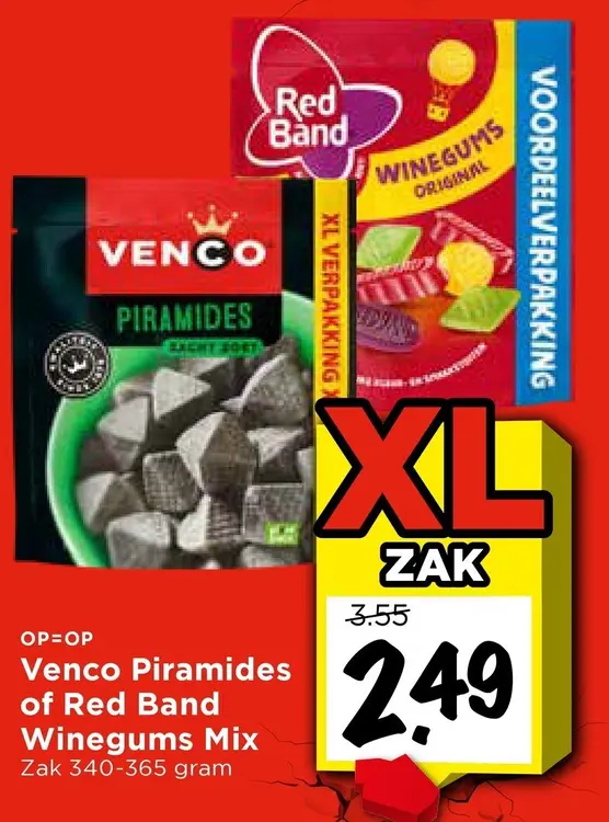 Aanbieding: Piramides of Winegums Mix