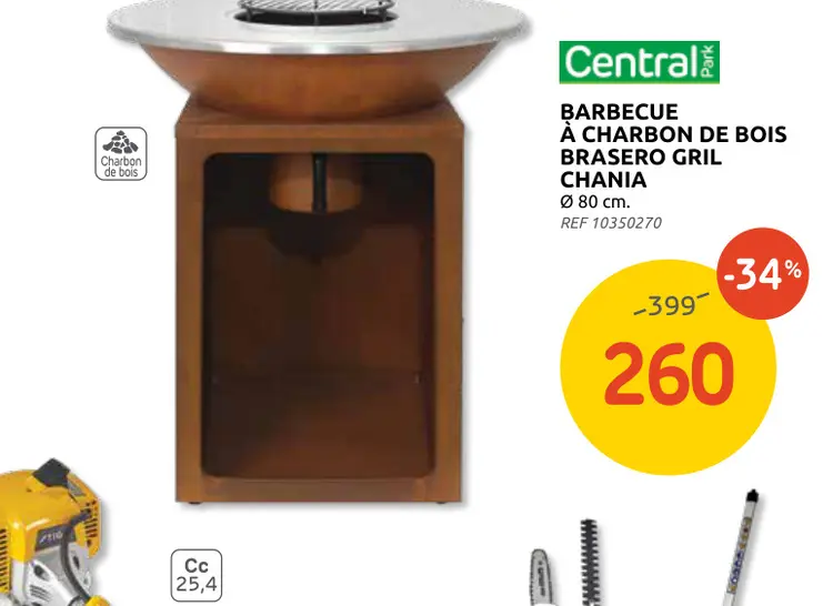 Promotie: Barbecue à charbon de bois brasero gril chani