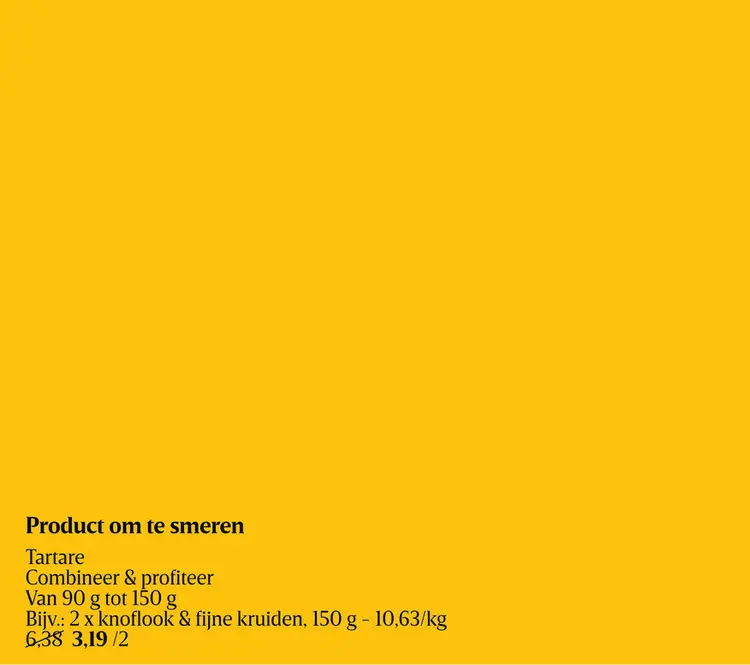 Promotie: Product om te smeren