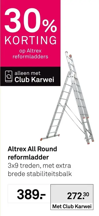 Aanbieding: Reformladders
