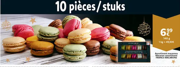 Offre: Assortiment macarons