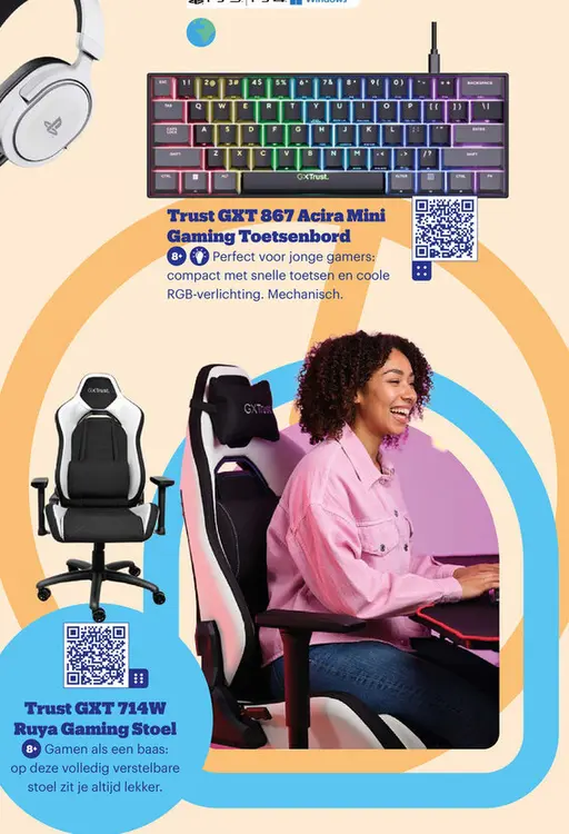 Aanbieding: Trust GXT 867 Acira Mini Gaming Toetsenbord