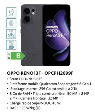 Offre: Oppo reno13f - opcph2699f