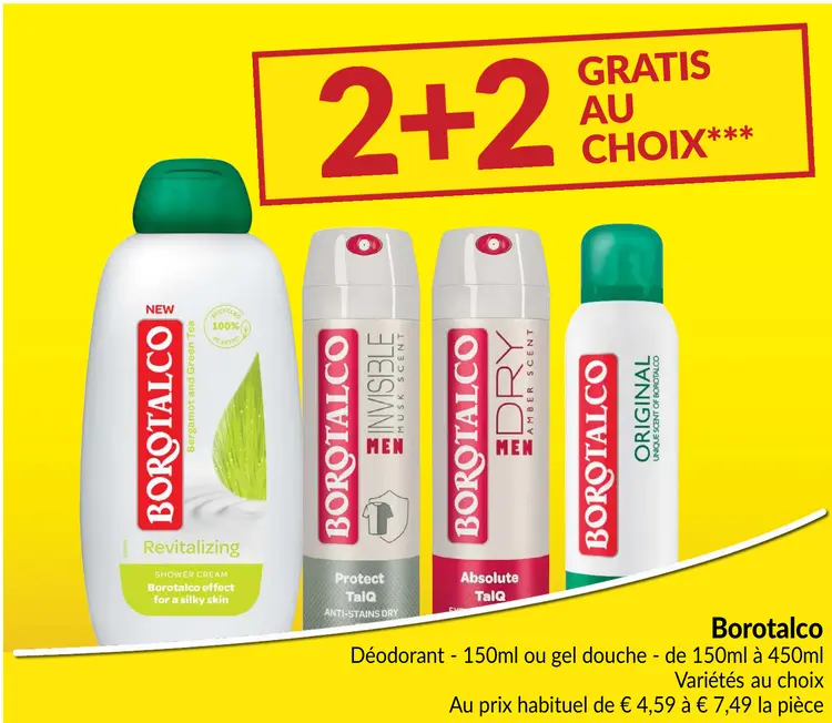 Offre: Déodorant ou gel douche