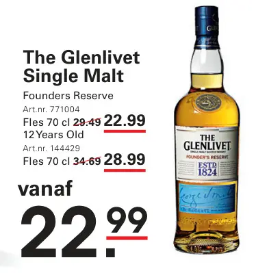 Aanbieding: The Glenlivet Single Malt