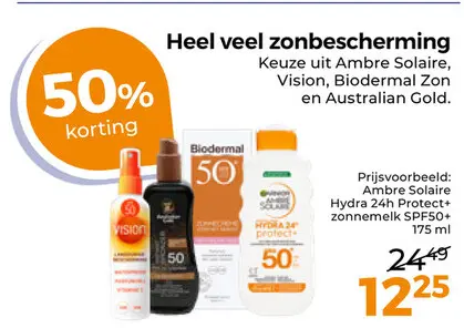 Aanbieding: Heel veel zonbescherming