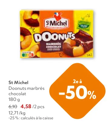 Offre: Doonuts marbrés chocolat