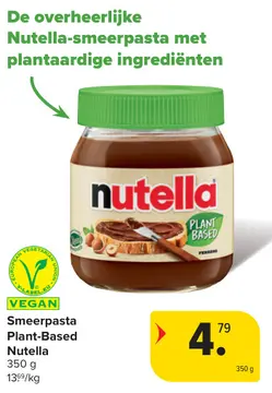 Aanbieding: Smeerpasta Plant-Based Nutella