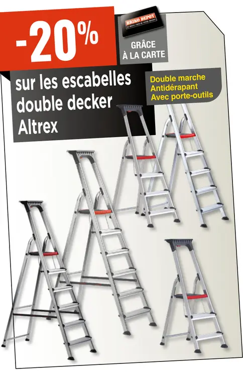 Promotie: escabelles double decker