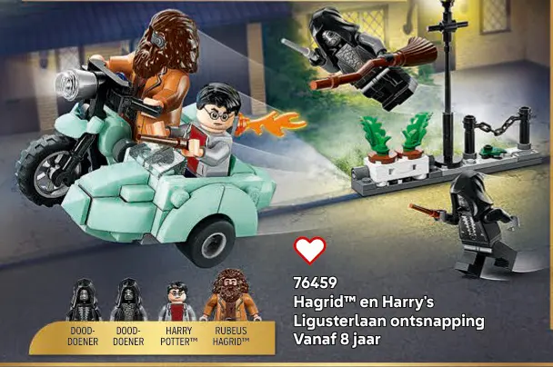 Aanbieding: 76459 Hagrid™ en Harry's Ligusterlaan ontsnap
