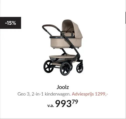 Aanbieding: Geo 3, 2-in-1 kinderwagen