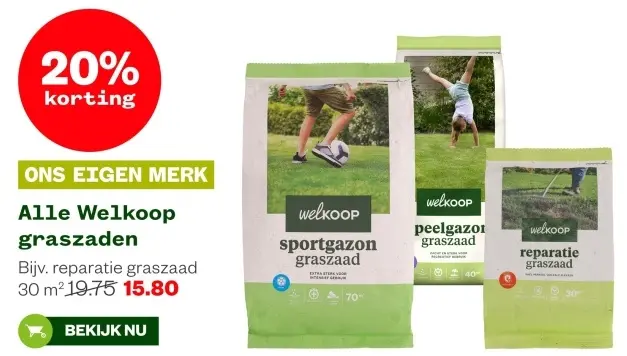 Aanbieding: Alle Welkoop graszaden