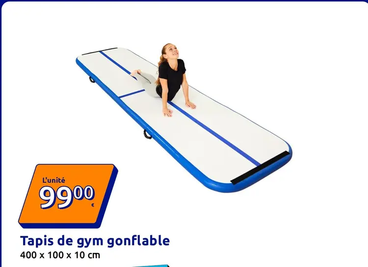 Offre: Tapis de gym gonflable