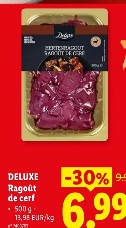 Offre: Deluxe Ragoût de cerf