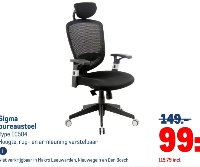 Aanbieding: Sigma bureaustoel