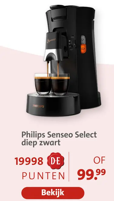 Aanbieding: Senseo Select diep zwart