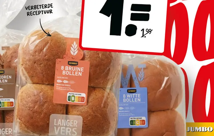 Aanbieding: 8 Bruine Bollen