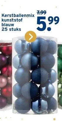 Aanbieding: Kerstballenmix
