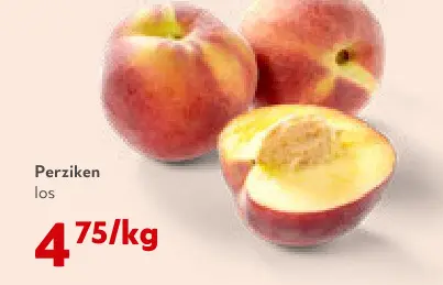 Promotie: Perziken