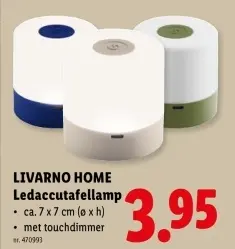 Promotie: Ledaccutafellamp