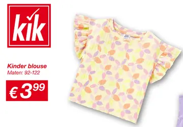 Aanbieding: Kinder blouse