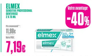 Offre: Sensitive professional dentifrice