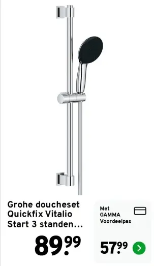 Aanbieding: Grohe doucheset Quickfix Vitalio Start