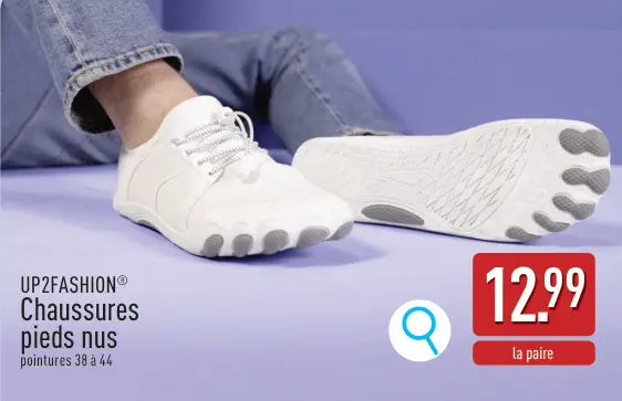 Offre: Chaussures pieds nus