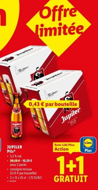 Offre: JUPILER Pils