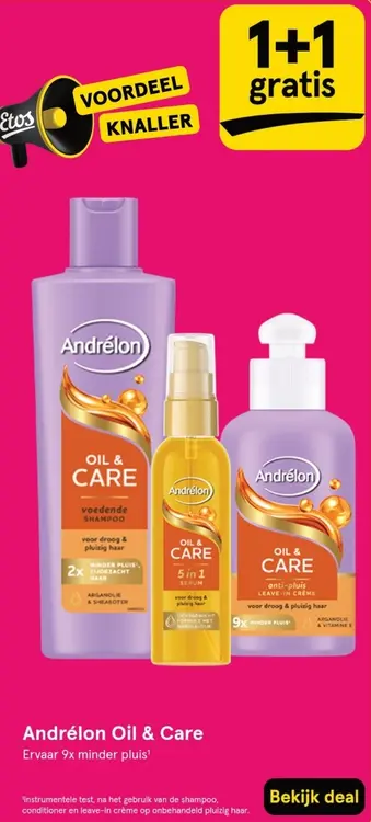 Aanbieding: Andrélon Oil & Care