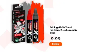 Aanbieding: Edding 6900 X multi markers