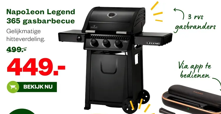 Aanbieding: Legend 365 gasbarbecue