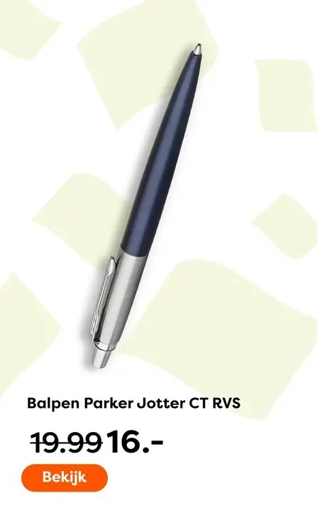 Aanbieding: Parker Jotter CT RVS