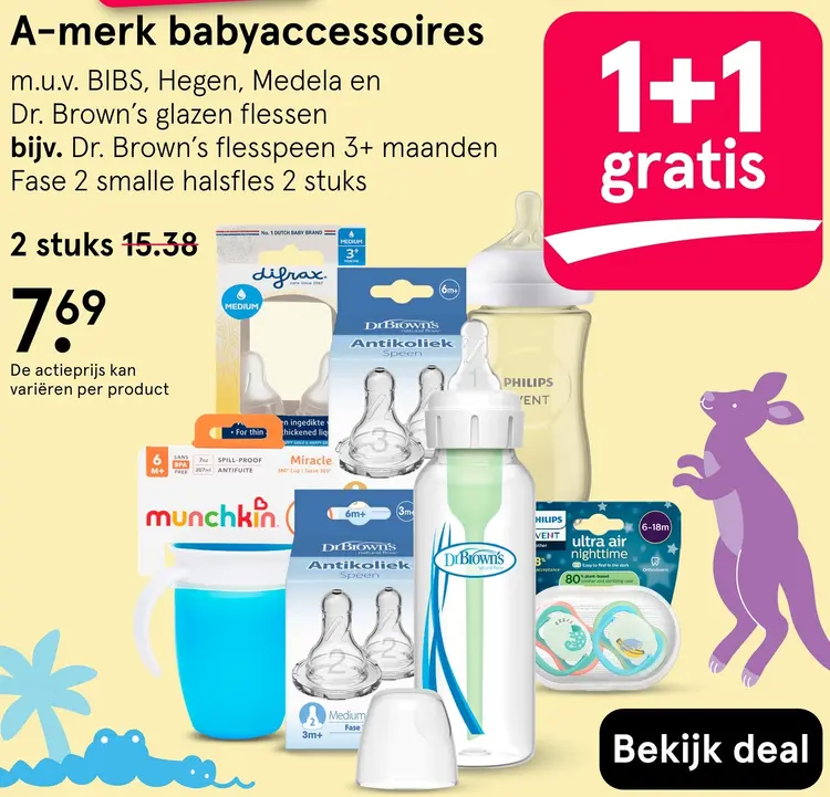 Aanbieding: A-merk babyaccessoires